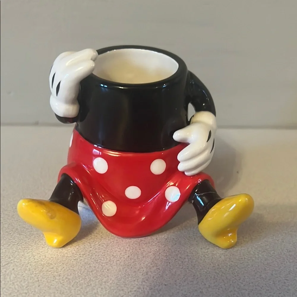 Disney Character tooth pick holder with Red and Yellow Accents